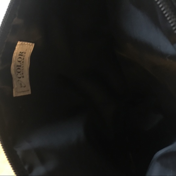 NWT Large black vegan leather makeup pouch - Picture 4 of 4